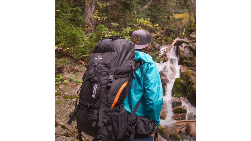 TETON Sports Mountain Adventurer 4000 Backpack, Black, 66L, 1138