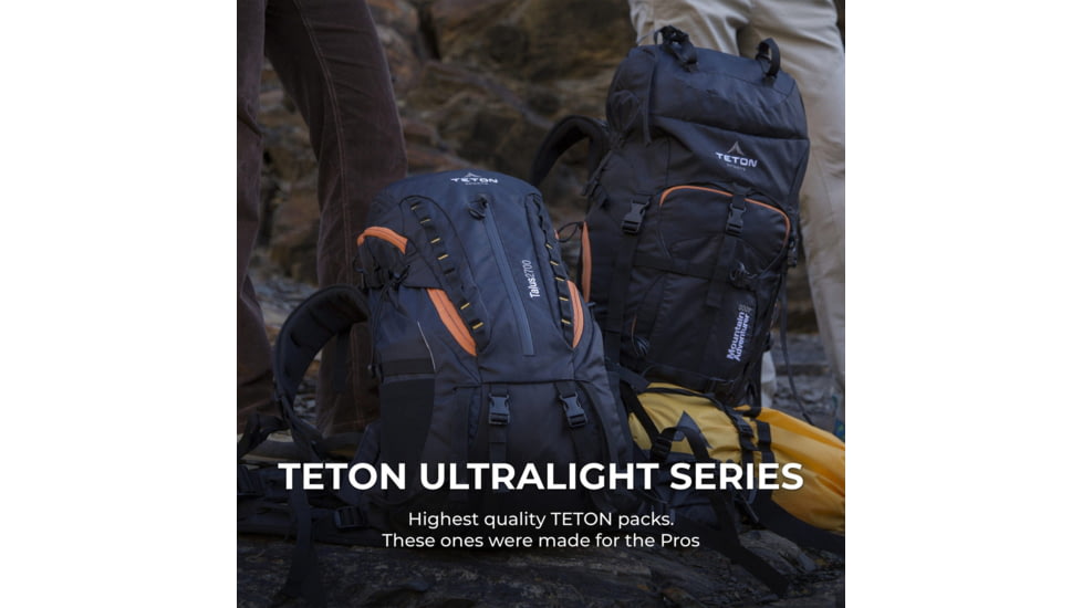 TETON Sports Mountain Adventurer 4000 Backpack, Black, 66L, 1138