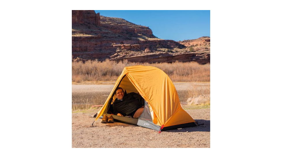 TETON Sports Mountain Ultra 1-Person Tent, Yellow, 2005YL
