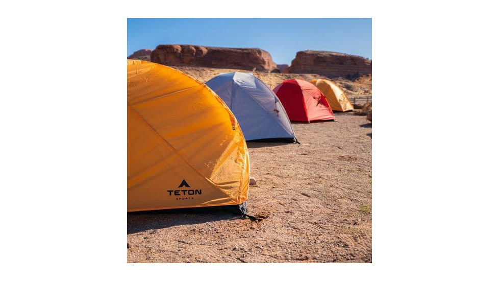 TETON Sports Mountain Ultra 2-Person Tent, Yellow, 2006YL