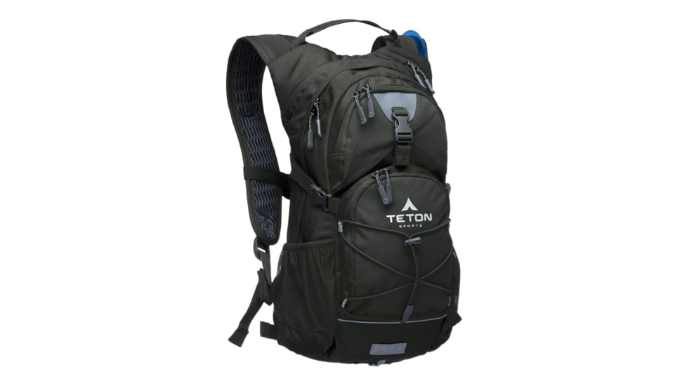 TETON Sports Oasis 22L Hydration Pack with 3L Bladder, Onyx, 2102SCOX