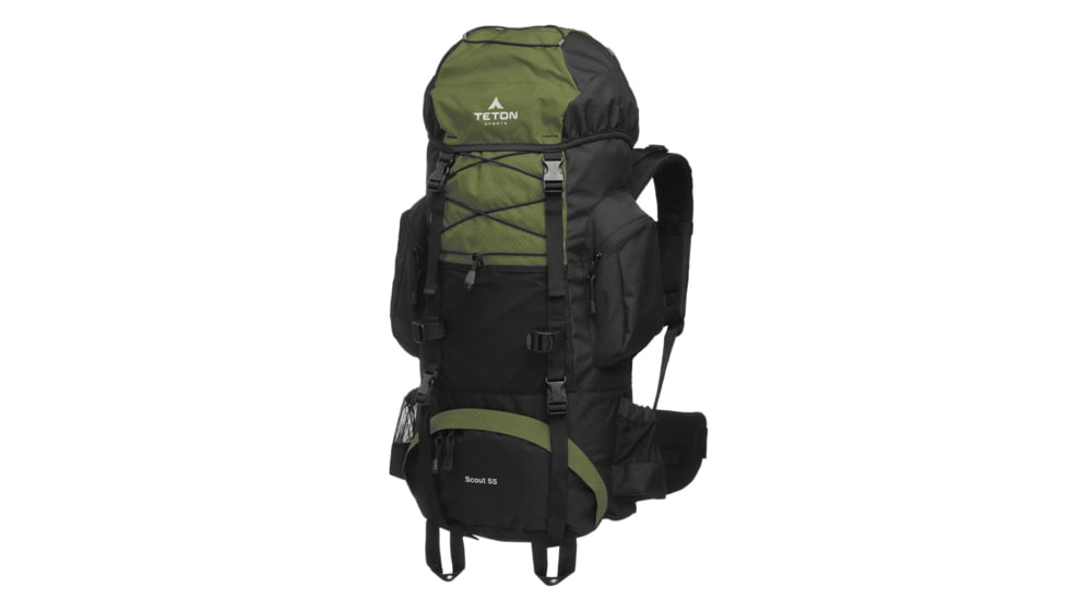 TETON Sports Scout 55L Backpack, Olive, 2104SCOL