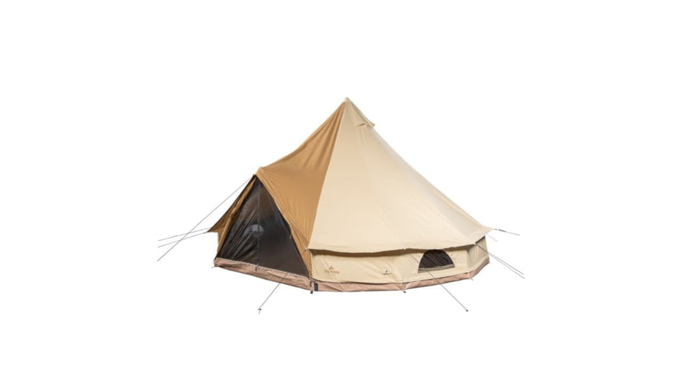 TETON Sports Sierra Canvas Tent, 12 Person, Brown, 2014