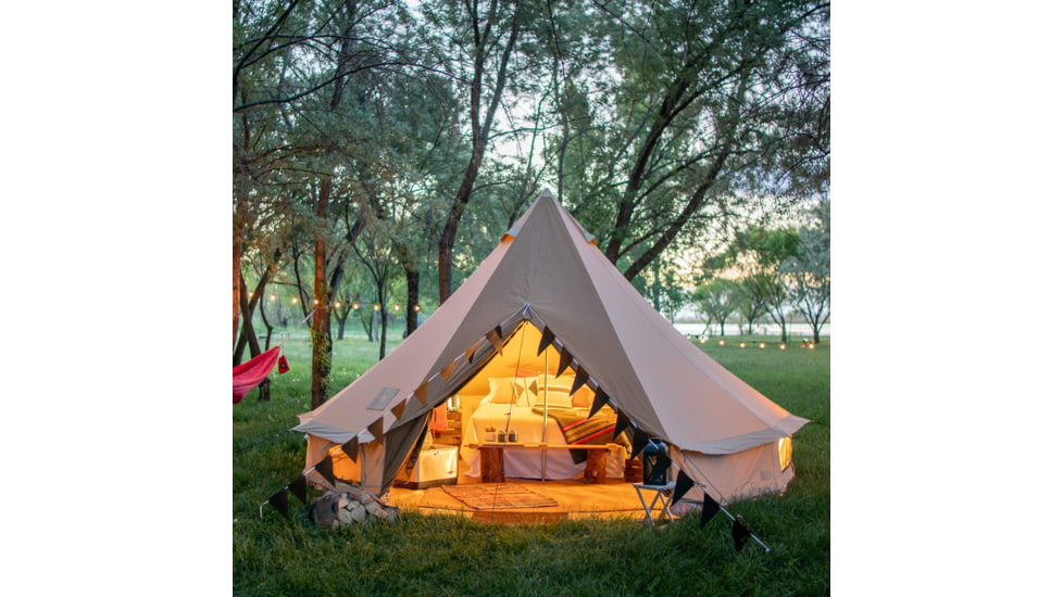 TETON Sports Sierra Canvas Tent, 6 Person, Brown, 2012
