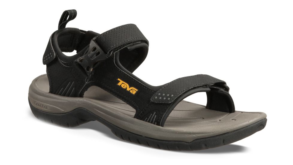 Teva Holliway Mens Sandals, Black, 14 US, 1006912-BLK-14 US