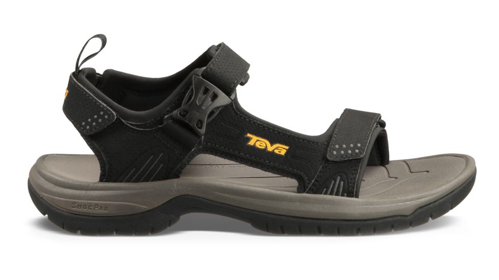 Teva Holliway Mens Sandals, Black, 14 US, 1006912-BLK-14 US