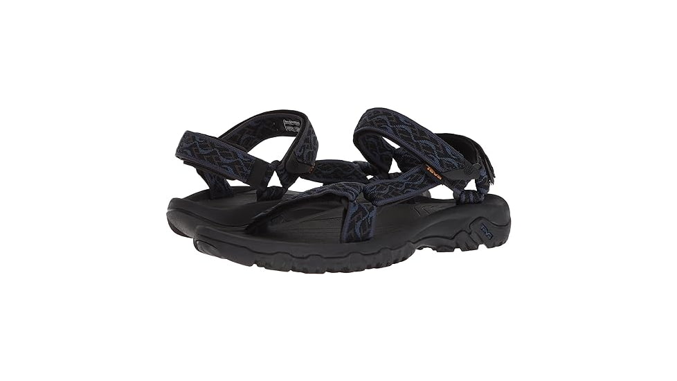 Teva Hurricane 4 Sandals - Mens, Wavy Trail Navy, 7, 1093379-WTNV-07