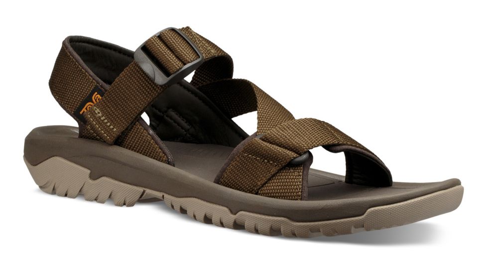 Teva Hurricane XLT2 Cross Strap Mens Sandals, Dark Olive, 7 US, 1091589-DOL-7 US