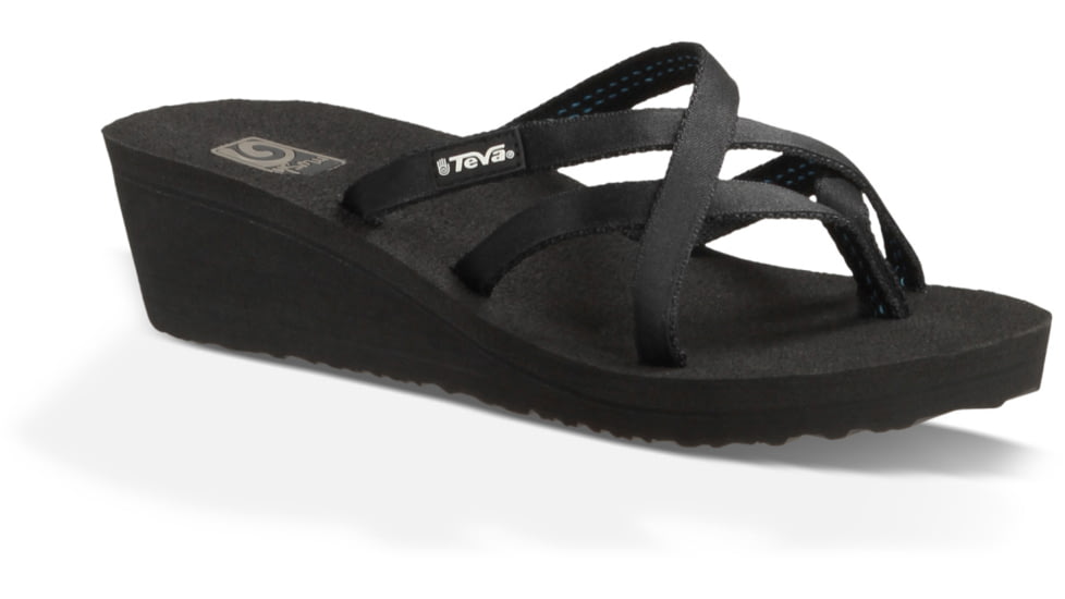 Teva Mush Mandalyn Wedge OLA 2 - Womens, Black, 7, 1000099-BLK-07