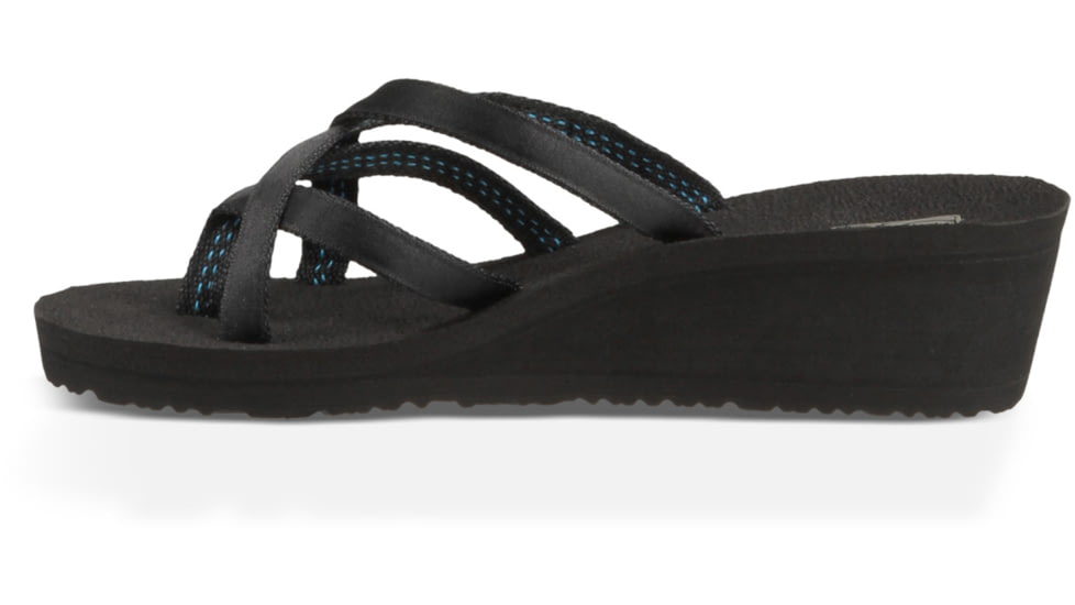 Teva Mush Mandalyn Wedge OLA 2 - Womens, Black, 7, 1000099-BLK-07