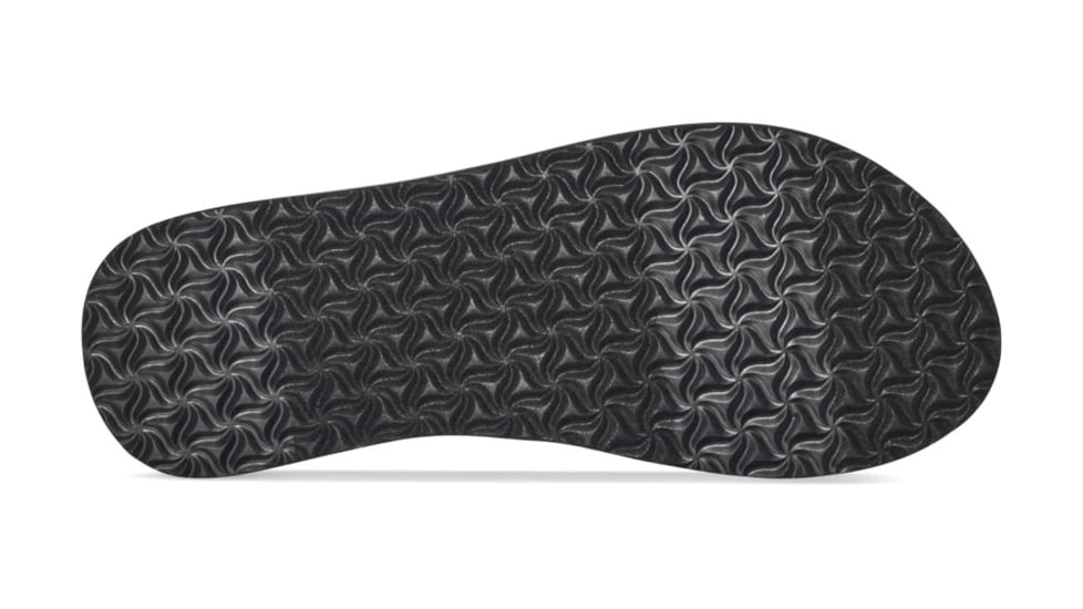 Teva Olowahu Flip Flops - Womens, Felicitas Black, 5, 6840-FBLCK-05