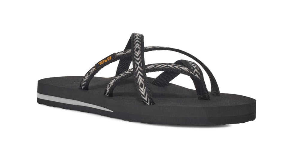 Teva Olowahu Flip Flops - Womens, Himalaya Black, 5, 6840-HBLCK-05