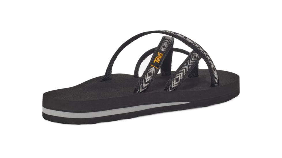 Teva Olowahu Flip Flops - Womens, Himalaya Black, 5, 6840-HBLCK-05