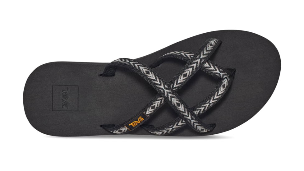 Teva Olowahu Flip Flops - Womens, Himalaya Black, 5, 6840-HBLCK-05