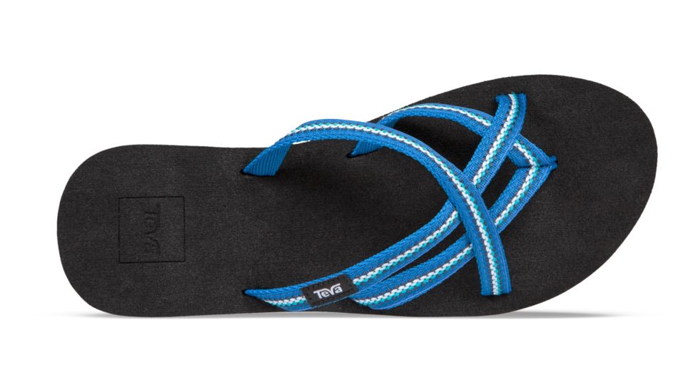 Teva Olowahu Flip Flops - Womens, Lindi Blue, 6 US, 6840-LNDB-06