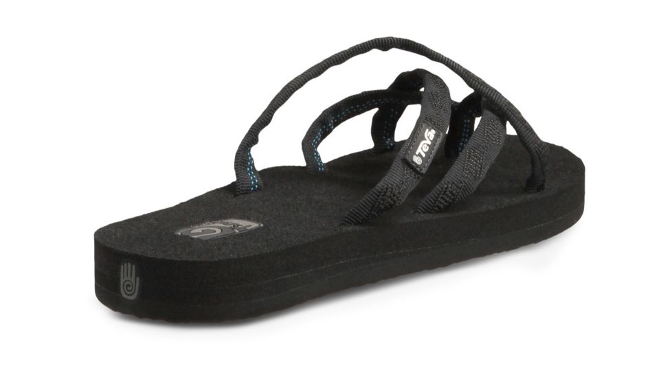 Teva Olowahu Flip Flops - Womens, Mix B Black On Black, 7 US, 6840B-MBOB-07
