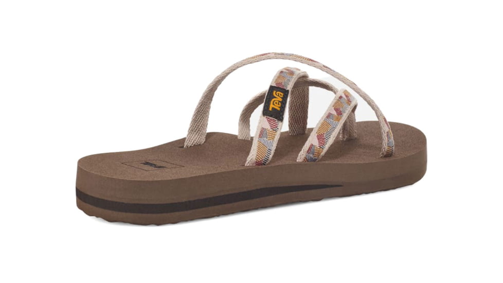 Teva Olowahu Flip Flops - Womens, Waterfall Antique Gold, 5, 6840-WAGL-05