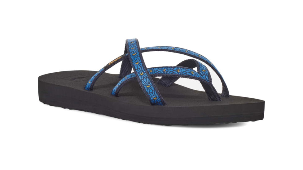 Teva Olowahu Sandals - Womens, Flower Loom Navy, 6, 6840-FLNY-06