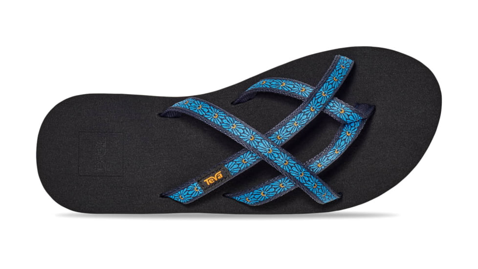 Teva Olowahu Sandals - Womens, Flower Loom Navy, 6, 6840-FLNY-06