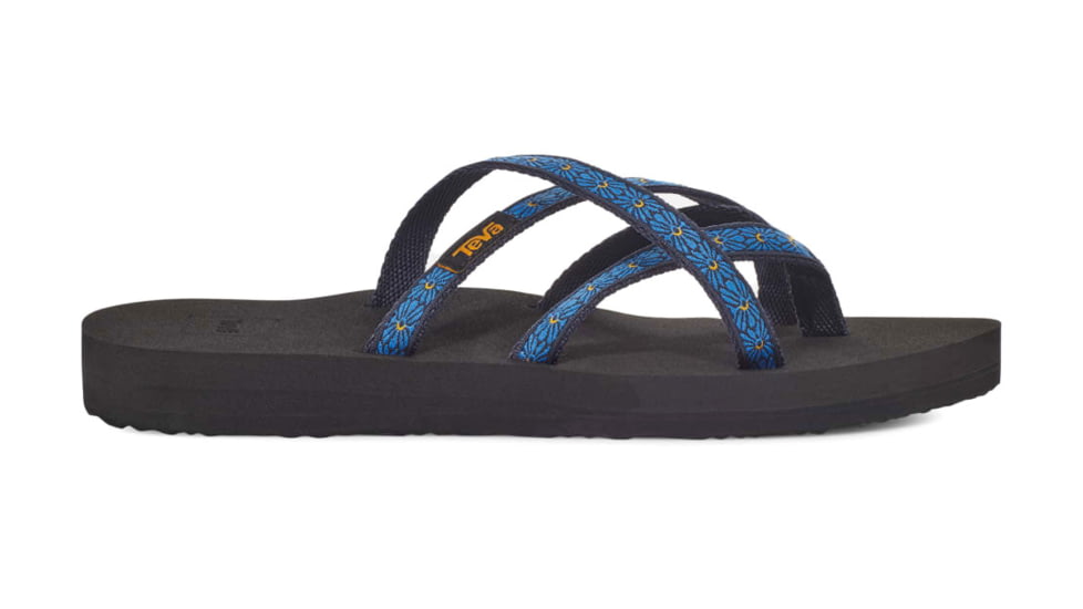Teva Olowahu Sandals - Womens, Flower Loom Navy, 6, 6840-FLNY-06