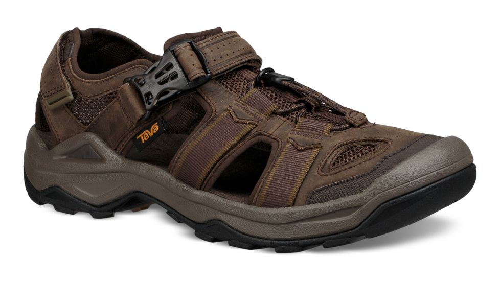 Teva Omnium 2 Leather Mens Sandals, Turkish Coffee, 7 US, 1019179-TKCF-7 US