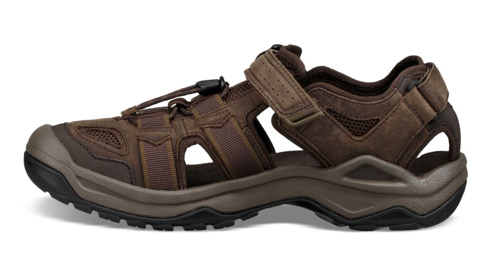 Teva Omnium 2 Leather Mens Sandals, Turkish Coffee, 7 US, 1019179-TKCF-7 US
