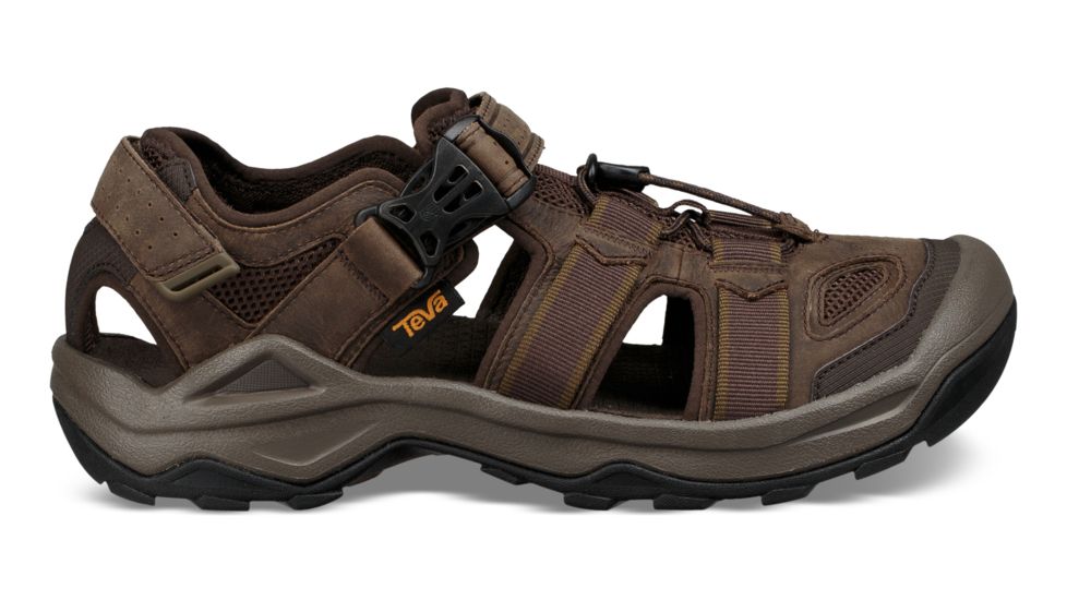 Teva Omnium 2 Leather Mens Sandals, Turkish Coffee, 7 US, 1019179-TKCF-7 US