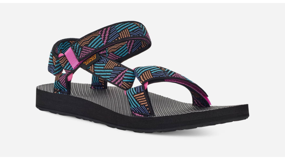 Teva Original Universals Sandals - Womens, Borderless Black, 6, 1003987-BSBCK-06