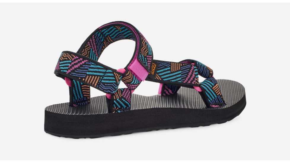 Teva Original Universals Sandals - Womens, Borderless Black, 6, 1003987-BSBCK-06