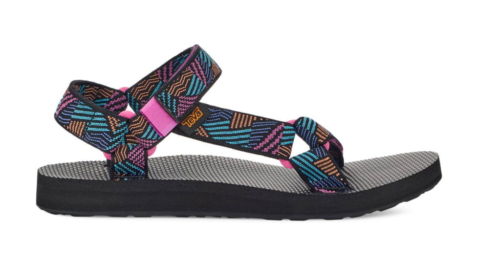 Teva Original Universals Sandals - Womens, Borderless Black, 6, 1003987-BSBCK-06
