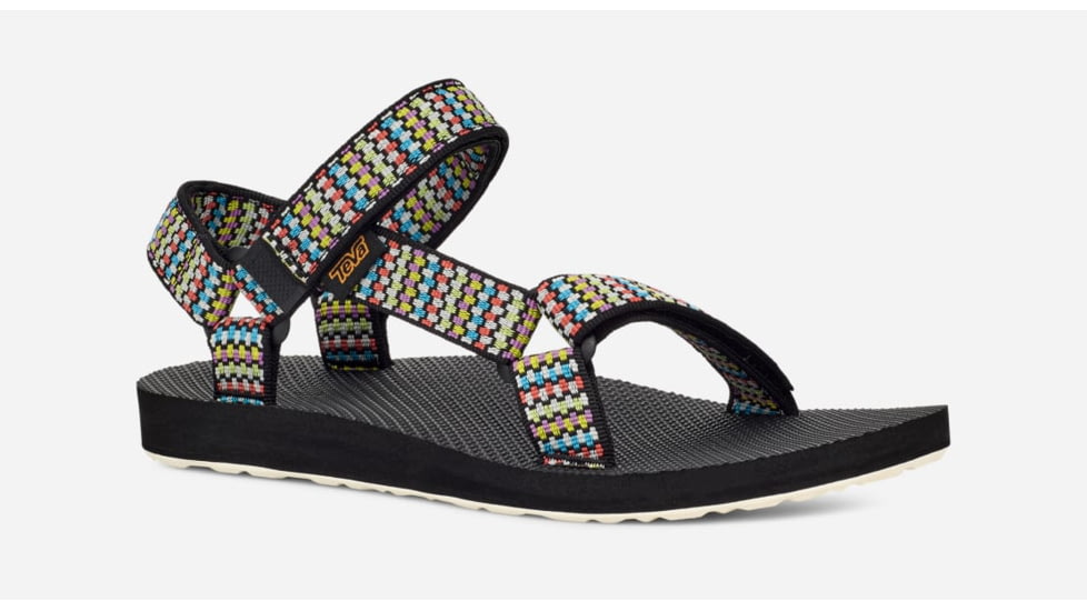 Teva Original Universals Sandals - Womens, Dot Matrix Black Multi, 9, 1003987-DTM-09