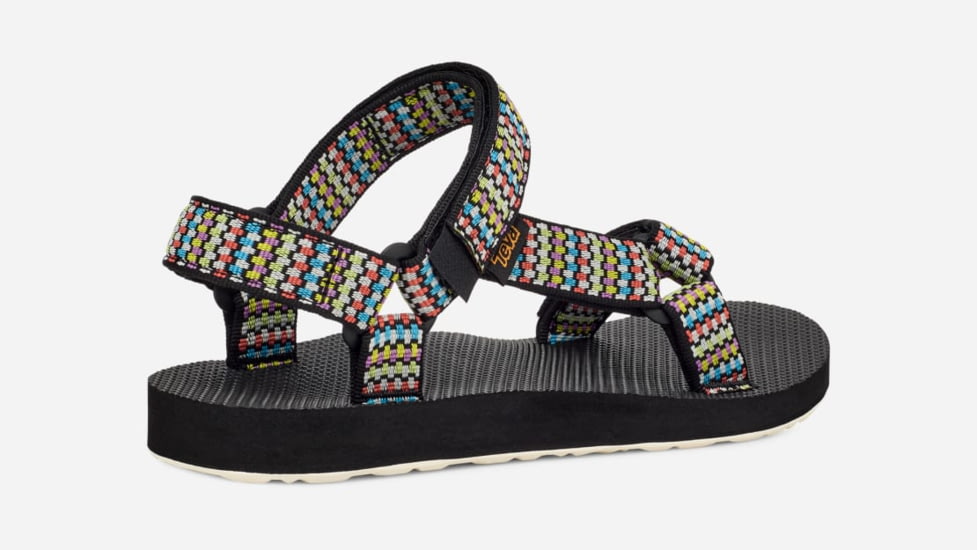 Teva Original Universals Sandals - Womens, Dot Matrix Black Multi, 9, 1003987-DTM-09
