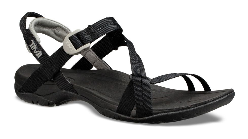 Teva Sirra Womens Sandals, Black, 5 US, 1019240-BLK-5