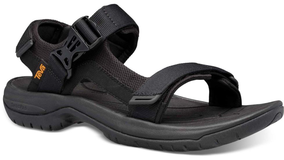 Teva Tanway Sandals - Mens, Black, 9 US, 1112694-BLK-09