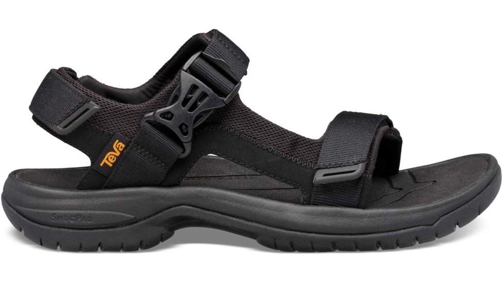 Teva Tanway Sandals - Mens, Black, 9 US, 1112694-BLK-09