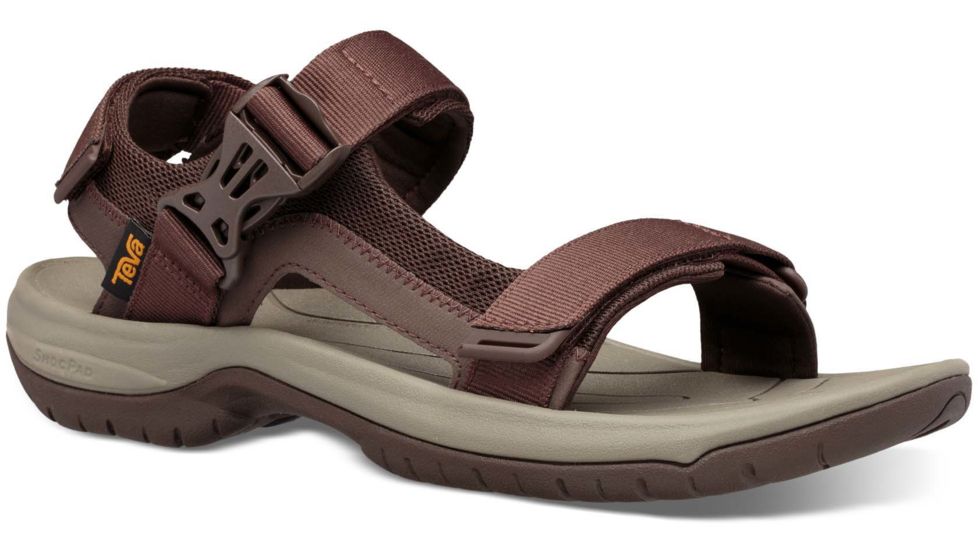 Teva Tanway Sandals - Mens, Chocolate Brown, 12 US, 1112694-COBR-12