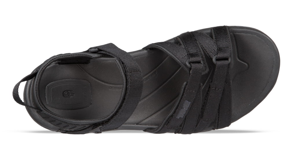 Teva Tirra Sandals - Womens, Black/Black, 9, 4266-BKBK-09
