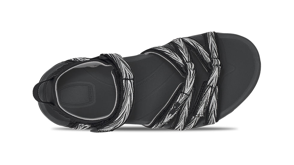 Teva Tirra Sandals - Womens, Palms Black/White, 11, 4266-PBKW-11