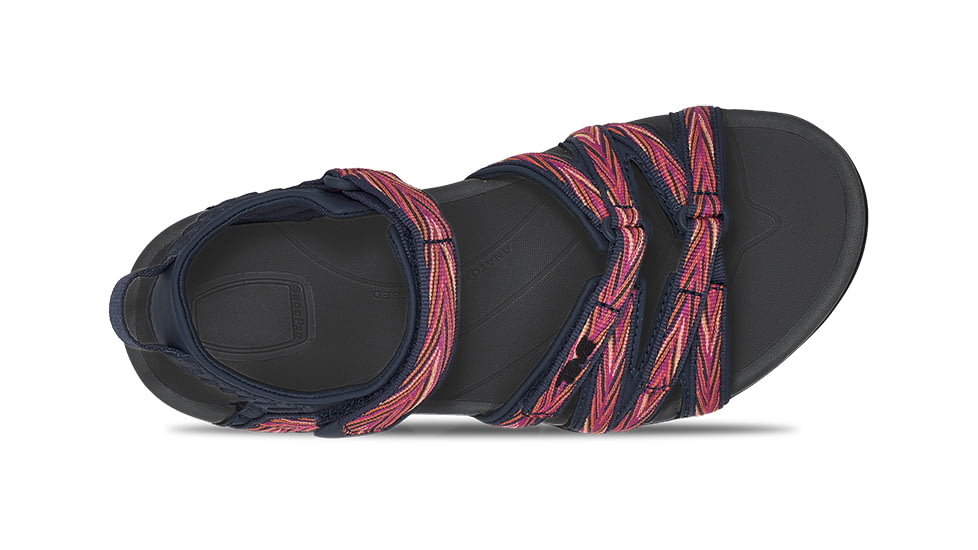 Teva Tirra Sandals - Womens, Palms Indigo/Rose Violet, 9, 4266-PIRV-09