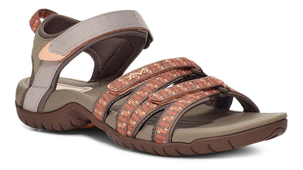 Teva Tirra Sandals - Womens, Stacks Tan/Orange, 12, 4266-STON-12