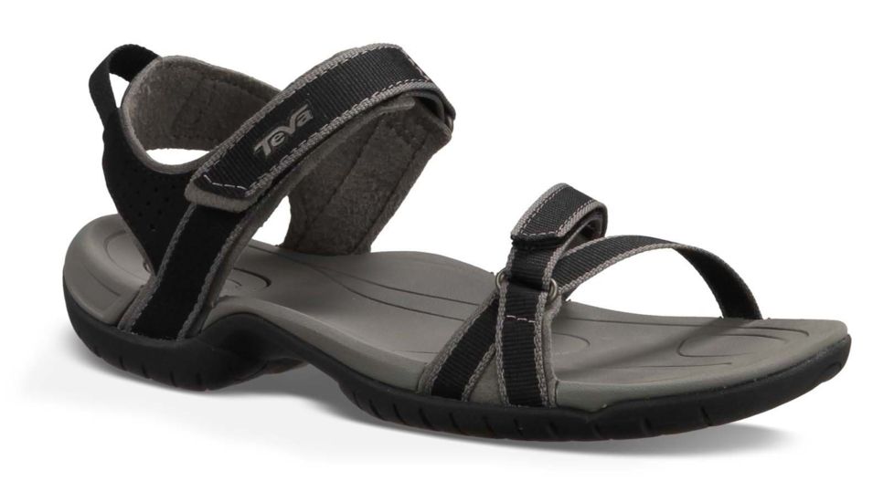 Teva Verra Womens Sandals, Black, 6 US, 1006263-BLK-6 US