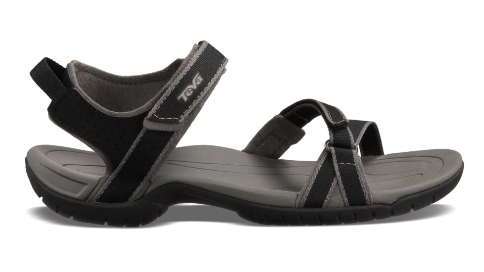 Teva Verra Womens Sandals, Black, 6 US, 1006263-BLK-6 US