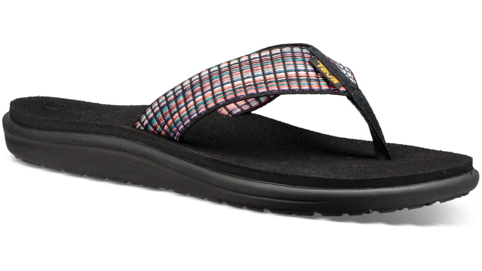 Teva Voya Flip - Womens, Bar Street Multi Black, 5, 1019040-BSMBL-05