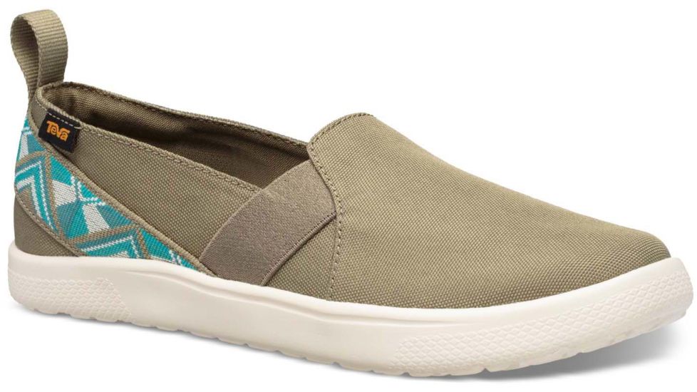 Teva Voya Slip On Casual Shoes - Womens, Cayambe Burnt Olive, 7 US, 1106870-CBOLV-07