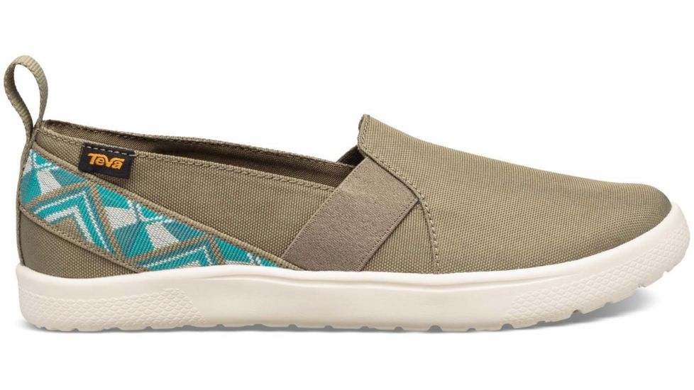 Teva Voya Slip On Casual Shoes - Womens, Cayambe Burnt Olive, 7 US, 1106870-CBOLV-07