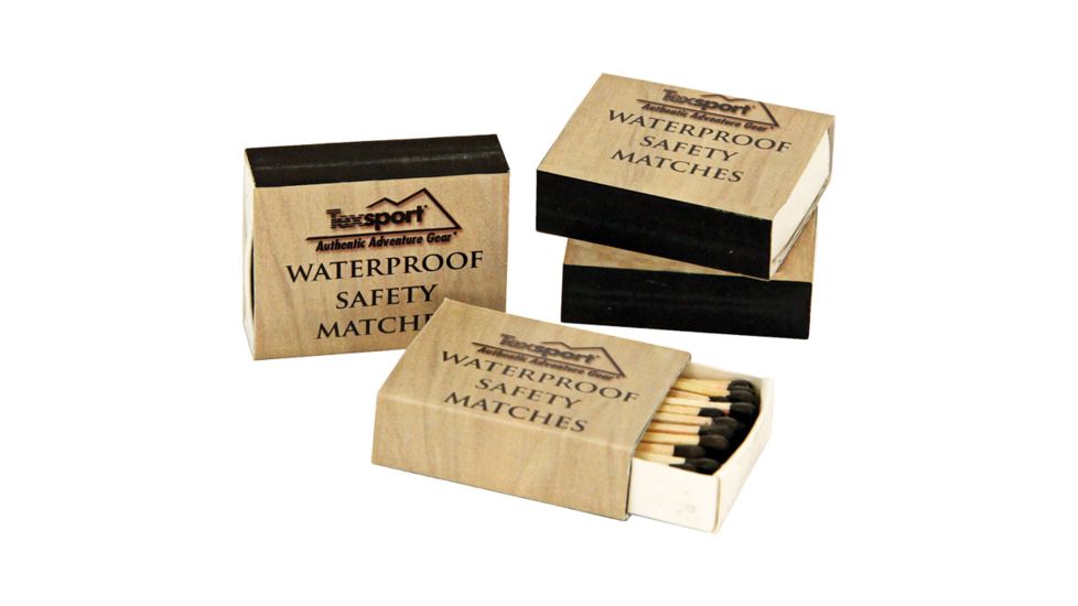 Texsport Waterproof Matches 4 Boxes 15069