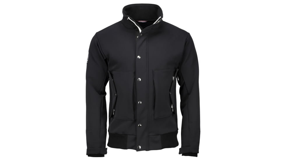 The American Mountain Co. No. 307 Mid-Altitude Softshell Jacket - Mens-Black-Small