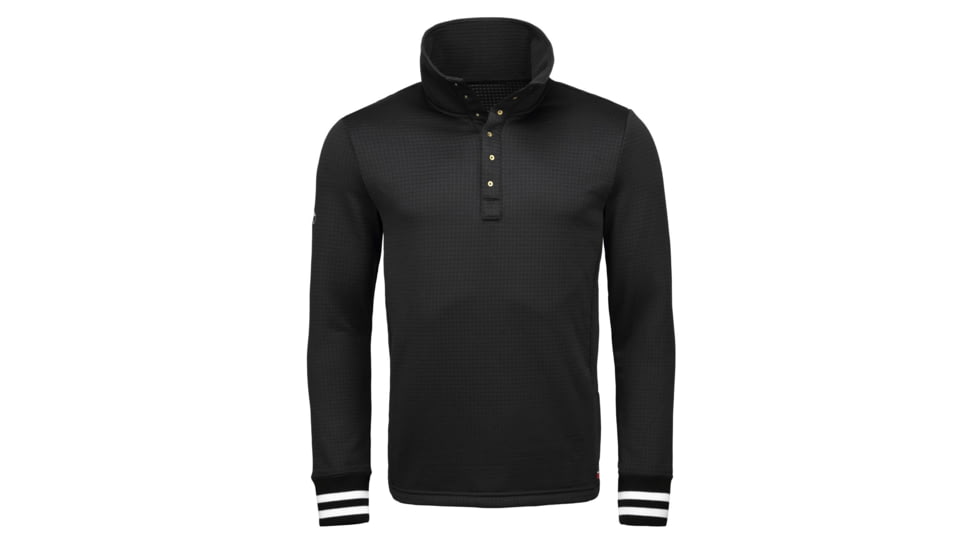 The American Mountain Co. No. 503 Lightweight Moisture Wicking Sweater - Mens-Black-Large