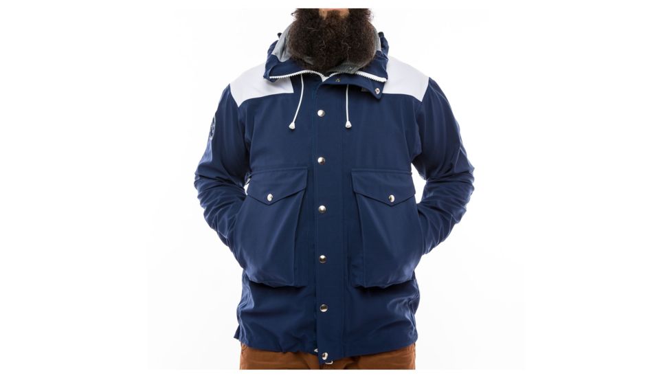 The American Mountain Co. No. 907 High-Altitude Hardshell Jacket - Mens-Navy Blue-X-Large