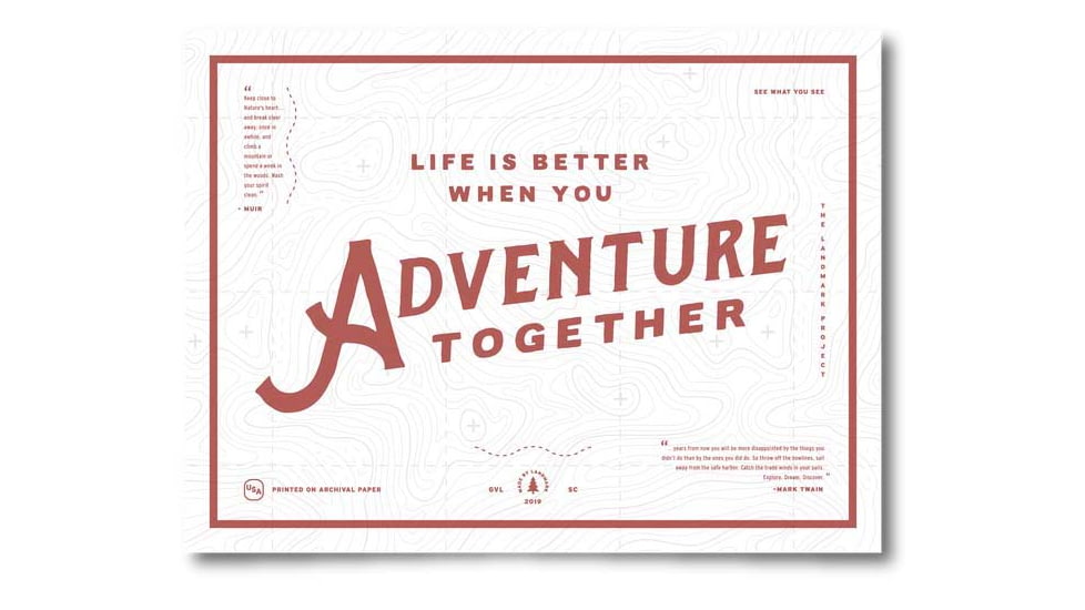 The Landmark Project Adventure Together Posters, adv-together-poster
